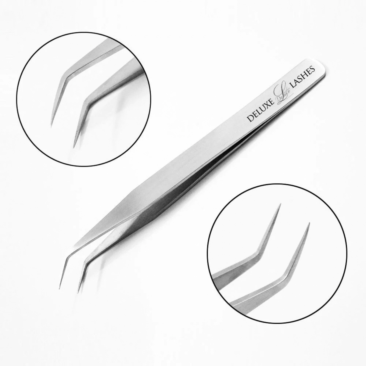 Pinzas de extensiones de pestañas DELUXE LASHES by Alexandra Maniuse