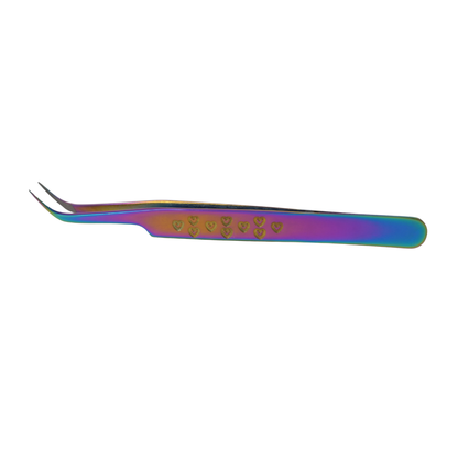 Pinza curvada con punta Fiber Tip