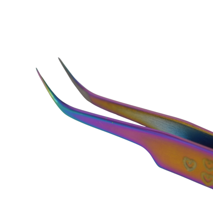 Pinza curvada con punta Fiber Tip